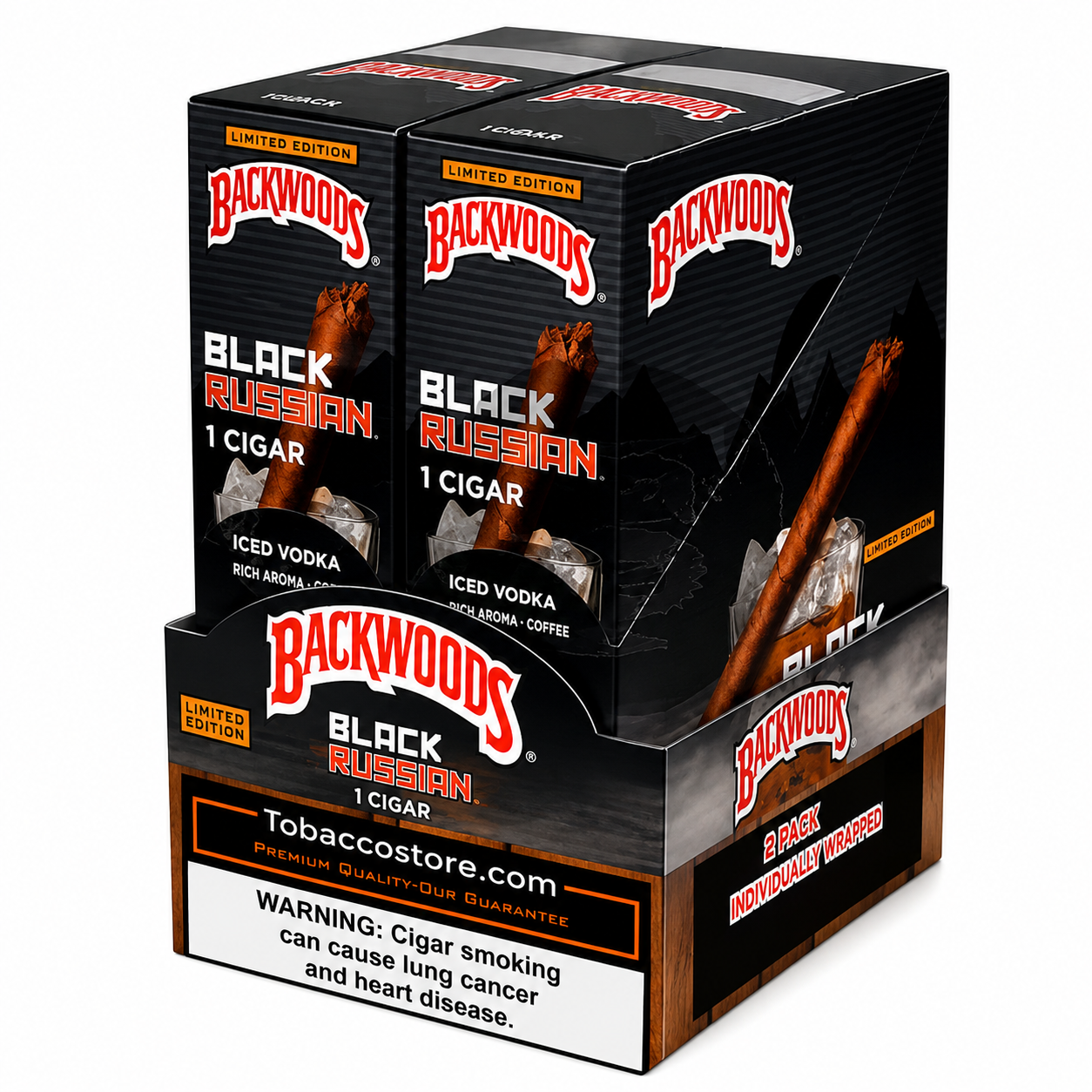 Buy Backwoods Black Russian 24CT Box Online Buy Backwoods Black Russian 24CT Box Online