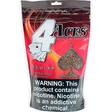 4 Aces Full Flavor Dual Use Tobacco Made in USA, 4 x 453 g, 1812 g total. Free shipping!