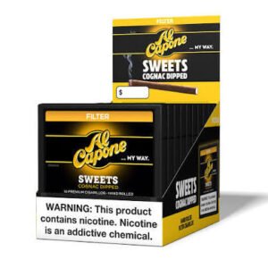 Al Capone Gold Cigarillos made in Honduras. 20 Tins x 10 pack. Free shipping!