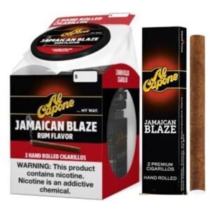 Al Capone Jamaican Blaze Cigarillos made in Honduras. 20 Tins x 10 pack. Free shipping!