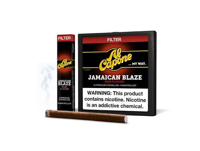 Al Capone Menthol Filter Cigarillos made in Honduras, 30 x 10 pack, 300 total.