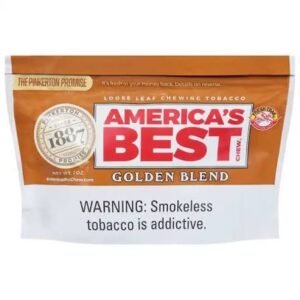 America’s Best Golden Blend Chewing Tobacco made in USA, 12 x 85 g pouches, 1020 g total.
