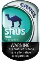 Camel Snus Frost Pouches Tobacco made in USA, 50 x 9.01g tins, 15 pouches per tin. Free shipping!