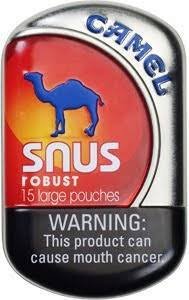Camel Snus Mellow Pouches Tobacco made in USA, 25 x 9.01g tins, 15 pouches per tin. Free shipping!