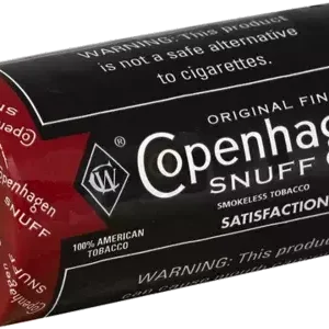 Copenhagen Fine Cut Snuff Tobacco made in USA, 4 x 5 can rolls, 680 g total. Ships free!