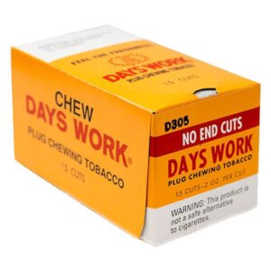 Days Work Plug Chewing Tobacco 850.5 g total. Free shipping!