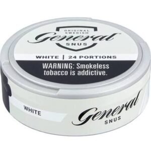 General White Snus Tobacco. 20 cans. Free shipping!